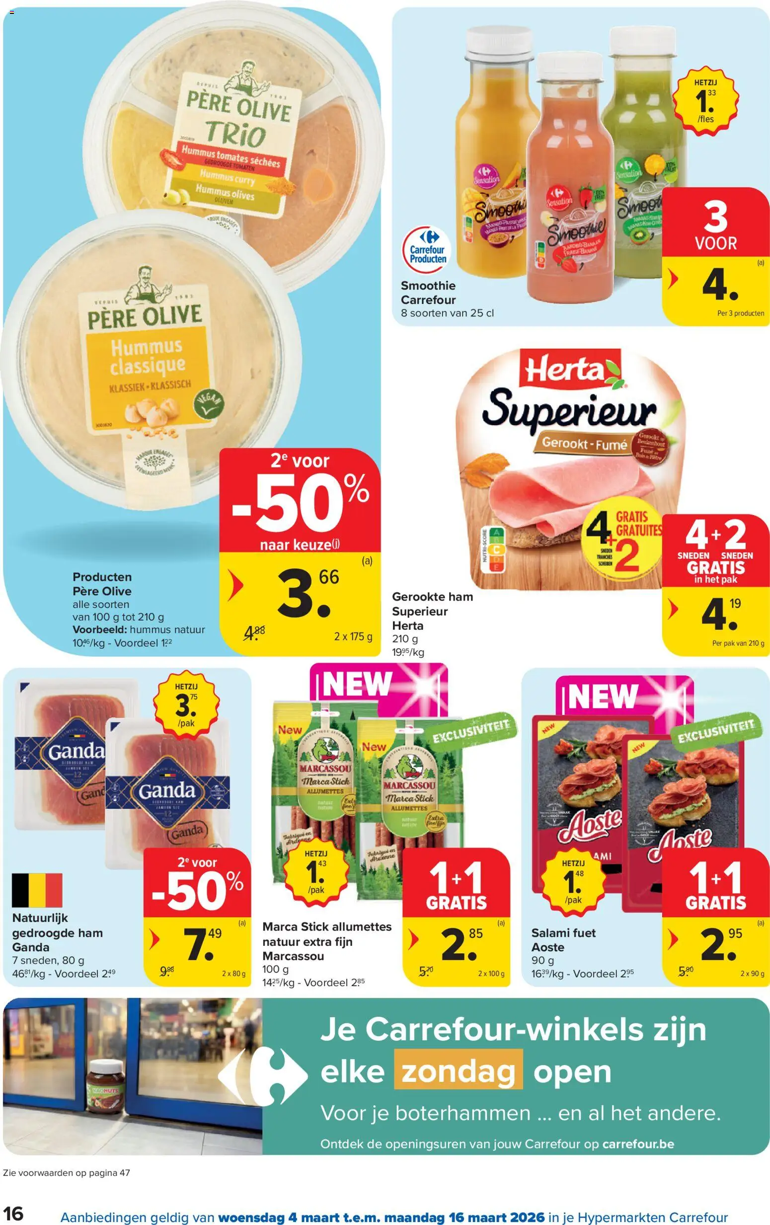 {H1} | Pagina: 16 | Producten: Ham, Tomaten, Salami