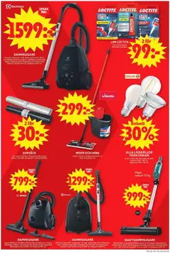 SKAFTDAMMSUGARE, OBH Nordica. Superlätt skaftdammsugare. 2-i-1-funktion Klicka lätt loss handenheten när du vill dammsuga på mindre utrymmen. Dammbehållare 0,4 l. Upp till 40 min batteritid. - Förhandsvisning av reklamblad från butik ICA Maxi aktuell från 23.02.2026 | Sida: 14