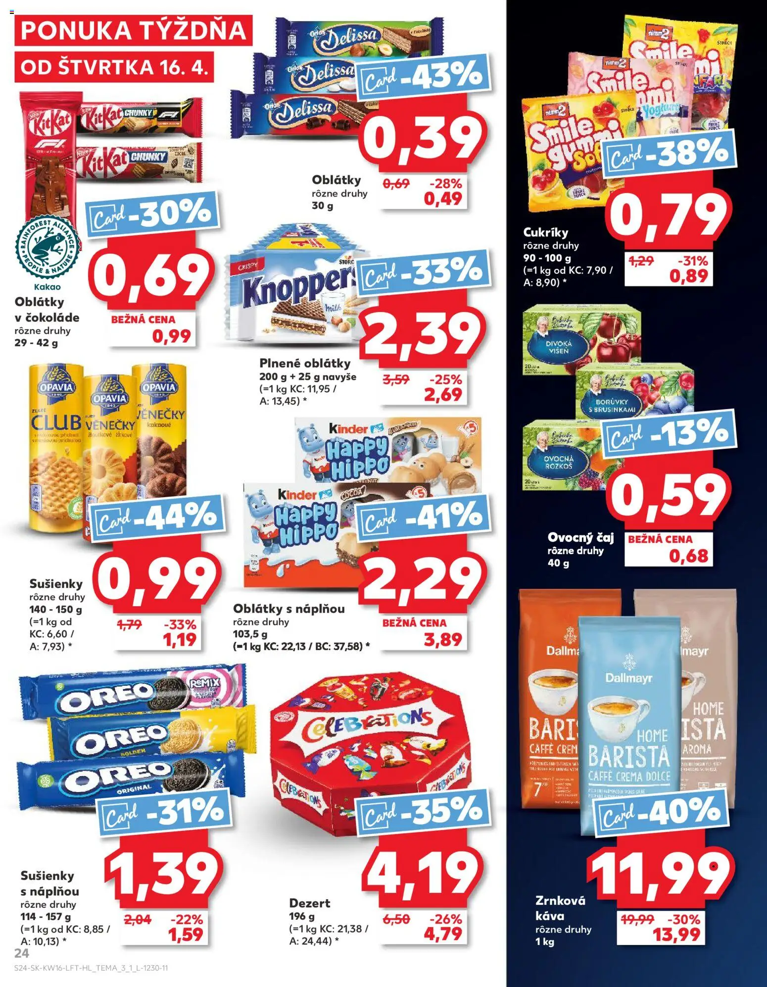 Kaufland SK akciós ujság - amely érvényes a következő dátumtól: 16.04.2026 | Oldal: 24