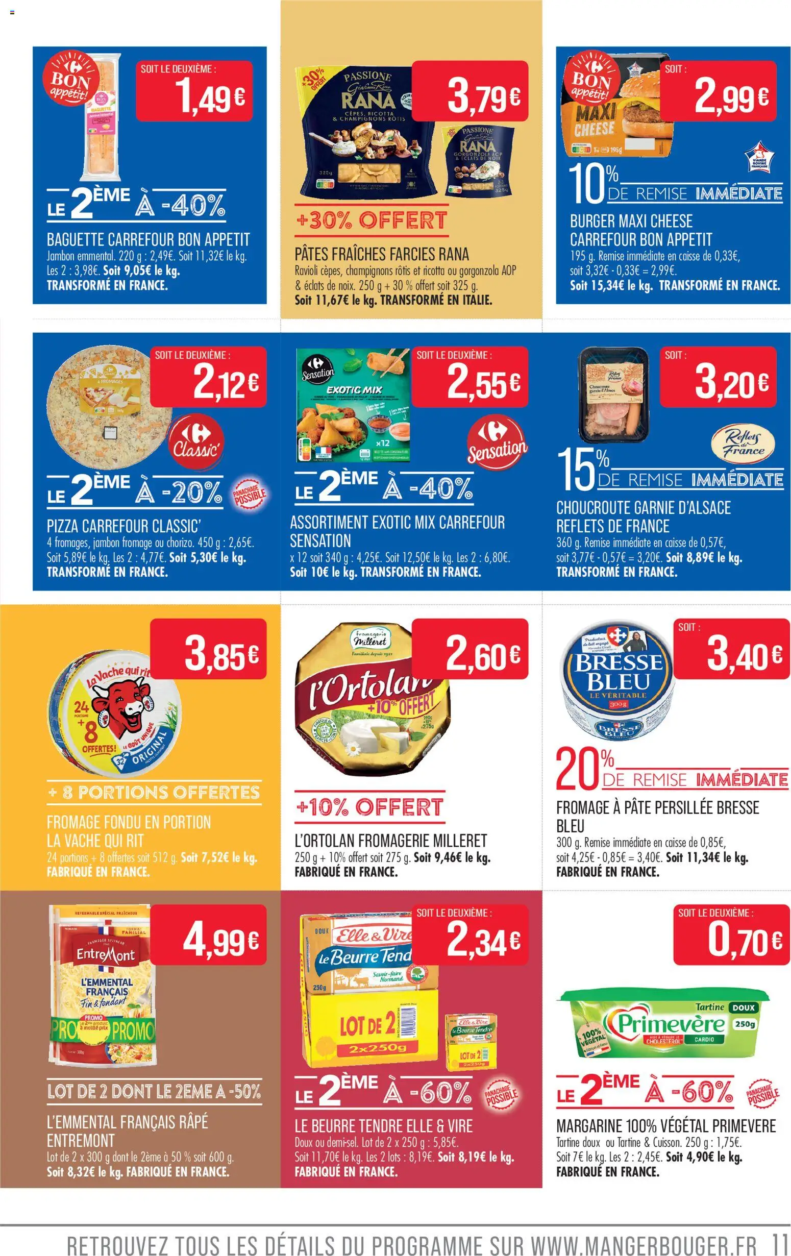 {H1} | Page: 11 | Produits: Jambon, Pizza, Ricotta, Pâtes