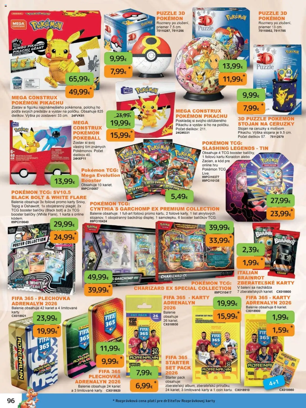 Nové Dráčik akcie – leták je platný od 03.10.2025 | Strana: 96 | Produkty: Puzzle