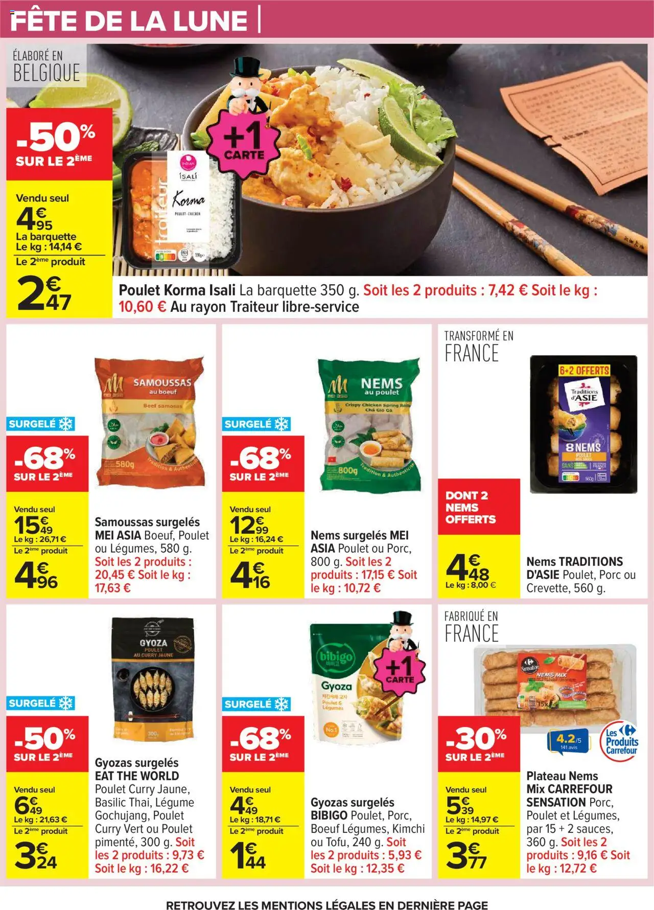  | Page: 31 | Produits: Plateau, Curry, Porc, Thé