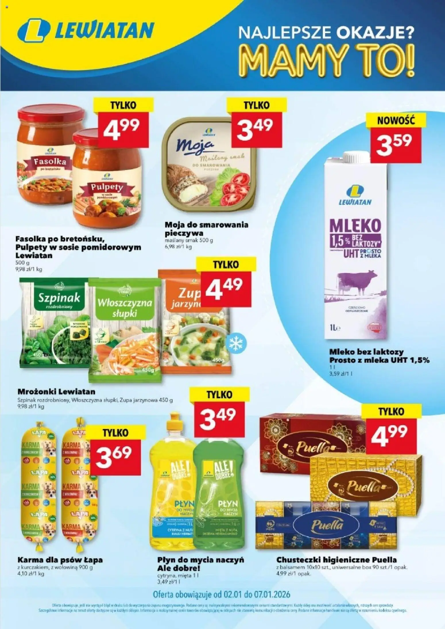Lewiatan gazetka - Są okazje w Lewiatanie od 02.01.2026 | Strona: 1