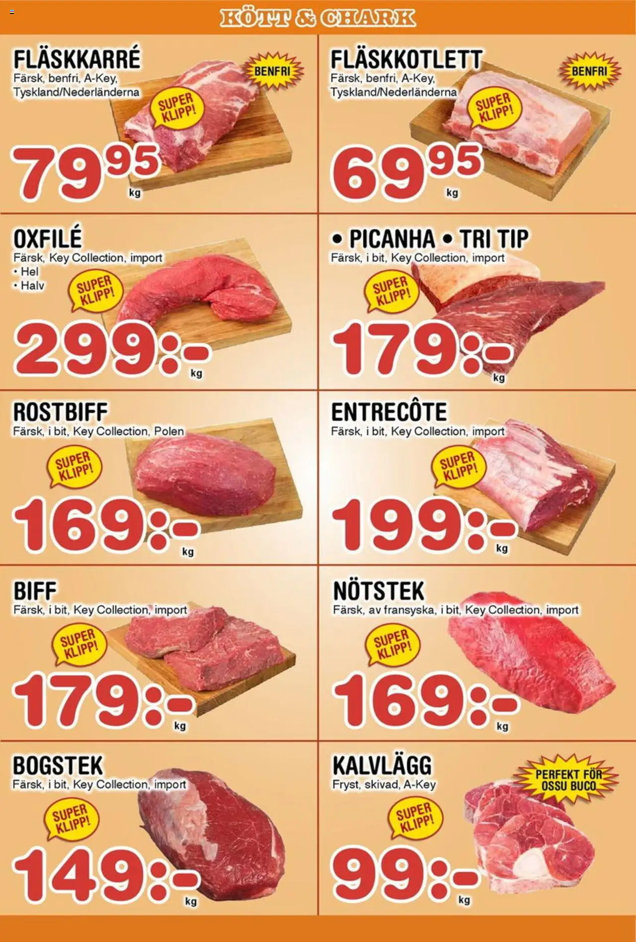 Nya Pulsen reklamblad aktuell från 18.08.2025 | Sida: 3 | Produkter: Entrecote, Oxfilé
