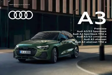 Audi A3 ab 28.10.2025 gültig