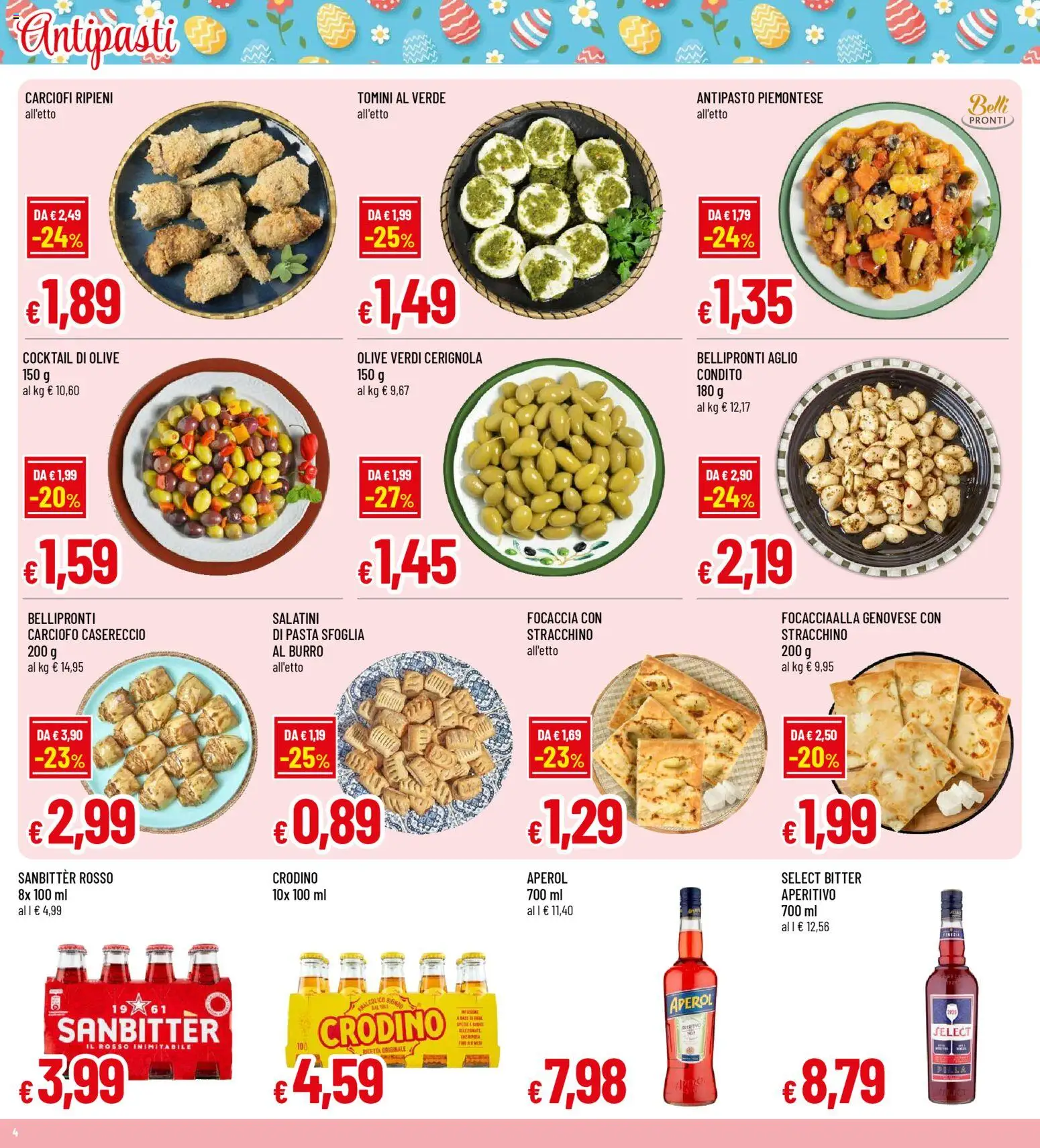 Volantino Galassia del 23.03.2026 | Pagina: 4 | Prodotti: Pasta sfoglia, Aglio, Stracchino, Aperitivo