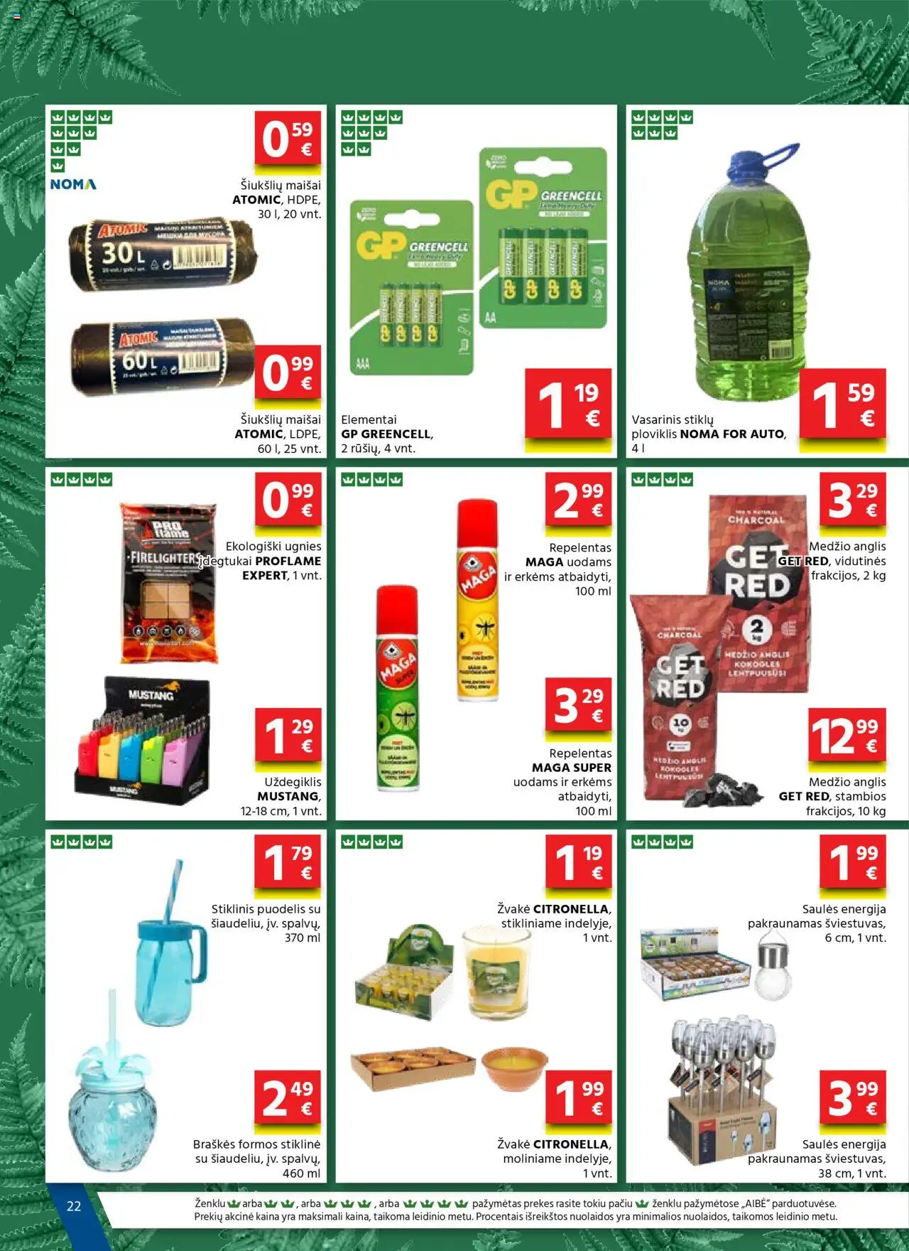 AIBE leidinys│galioja nuo 05.06.2025 | Puslapis: 22 | Prekių: Puodelis, Ploviklis, Braškės