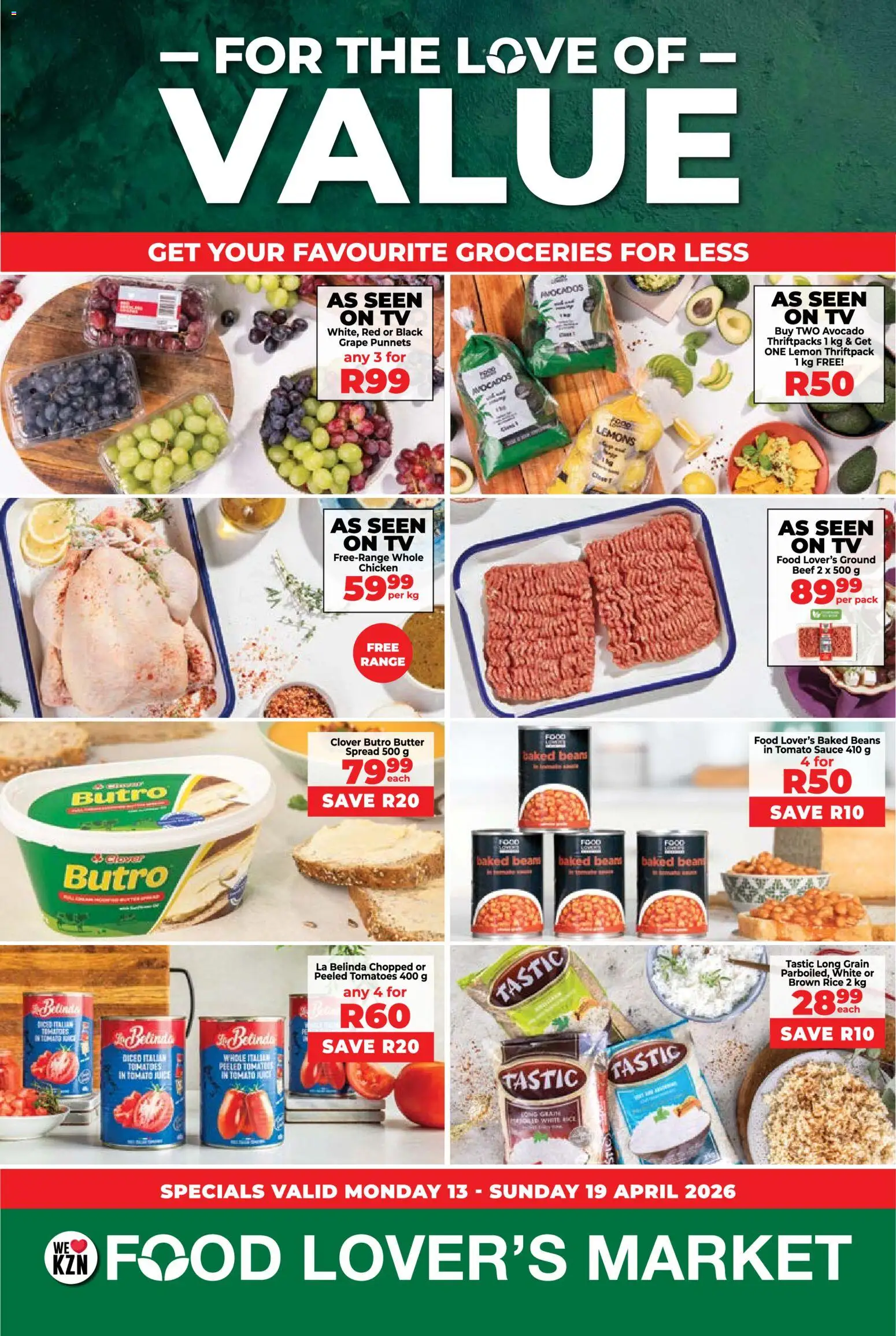 New Food Lover's Market catalogue – valid from 13.04.2026 | Page: 1