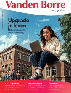 Vanden Borre - Magazine Back to School 2025  - Voorbeeld van een folder van Vanden Borre, geldig van 29.07.2025