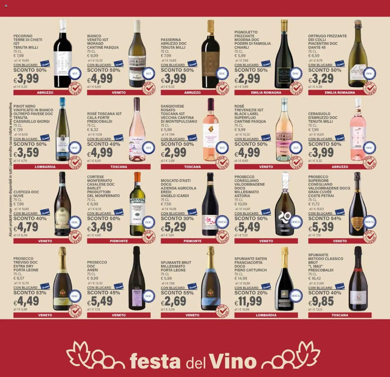 Volantino Il Gigante del 19.02.2026 | Pagina: 20 | Prodotti: Prosecco, Vino, Spumante, Pecorino