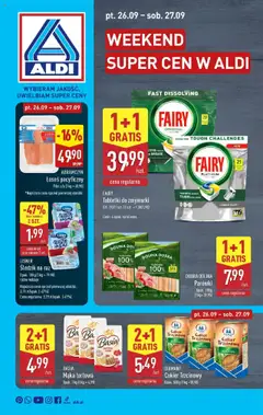 Pogląd oferty "Aldi Gazetka - Weekend promocji" - ważna od 26.09.2025