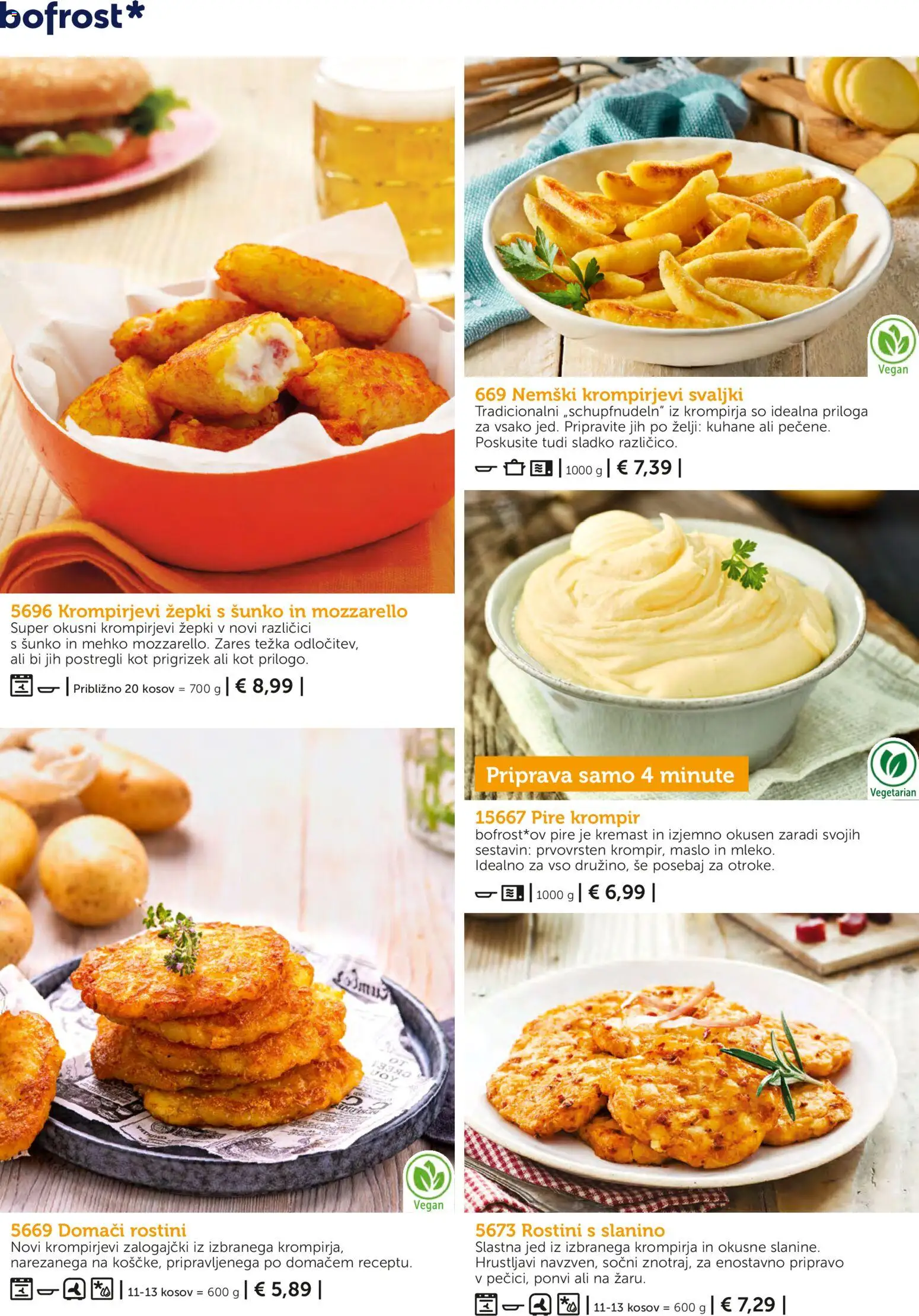 Novi Bofrost katalog ponudbe – veljaven od 04.03.2026 | Stran: 64 | Izdelki: Maslo, Krompir