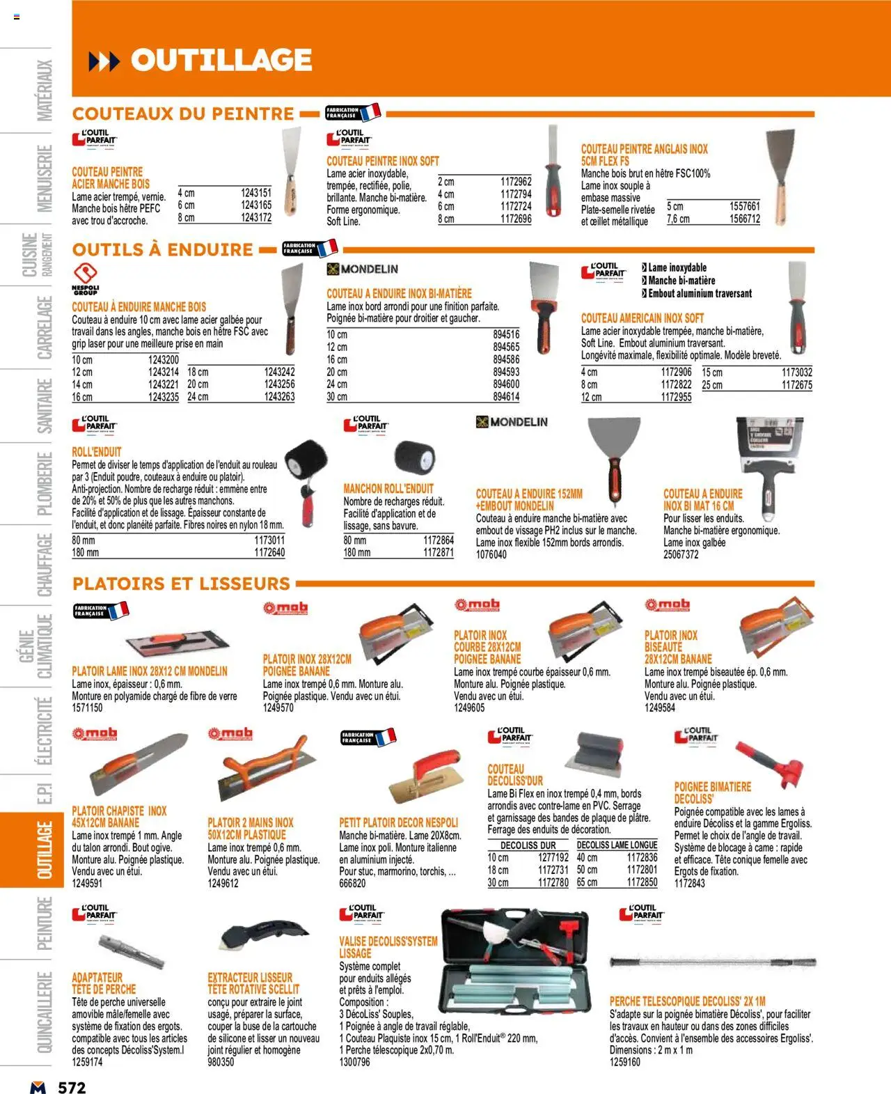  | Page: 572 | Produits: Couteau, Adaptateur, Banane, Cartouche