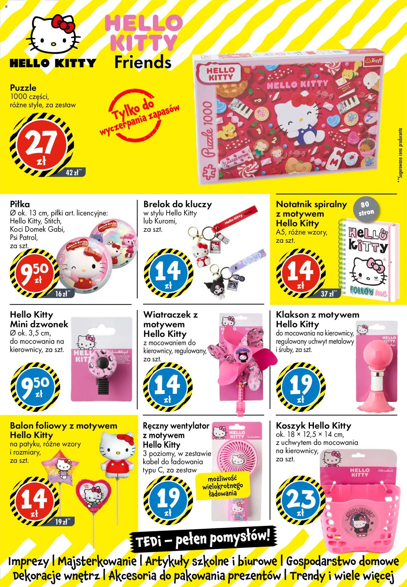 TEDi gazetka od 06.03.2026 | Strona: 22 | Produkty: Kabel, Wentylator, Artykuły szkolne