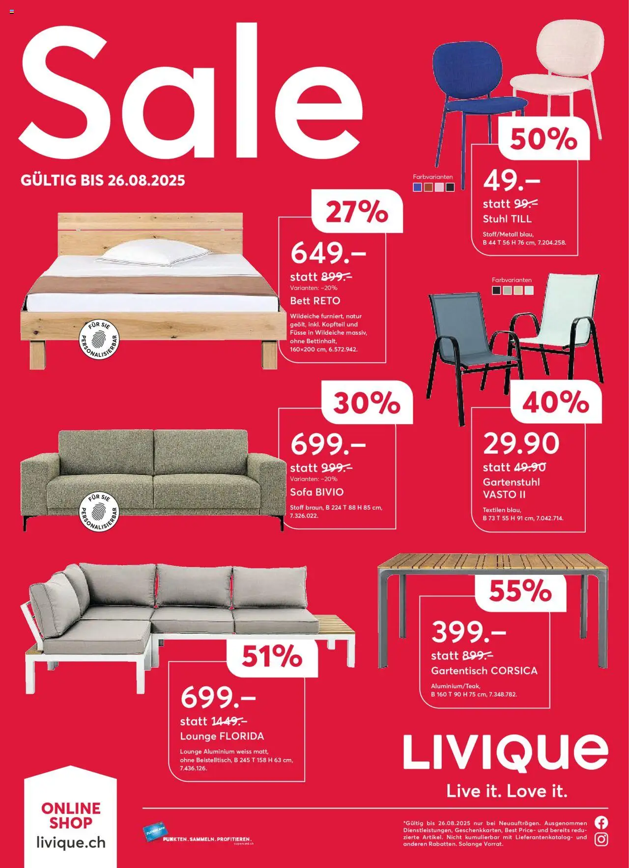 Coop Magazin ab 18.06.2025 | Seite: 92 | Produkte: Sofa, Stuhl, Bett