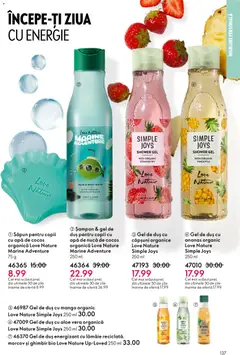 Ofertele Oriflame valabile de la 21.01.2026 | Pagină: 137 | Produse: Şerit ödül, Aloe vera, Șampon, Apă