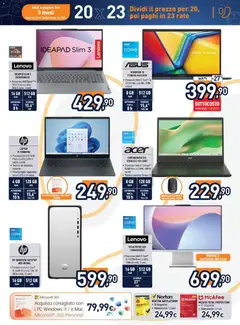 Anteprima del volantino Volantino Unieuro	 valido a partire dal 05.12.2025 | Pagina: 13 | Prodotti: Schermo, Laptop, PC, Mouse