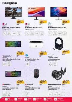 Senukai leidinys galioja nuo 08.04.2026 | Puslapis: 30 | Prekių: Spausdintuvas, Pelė, Klaviatūra, Ausinės