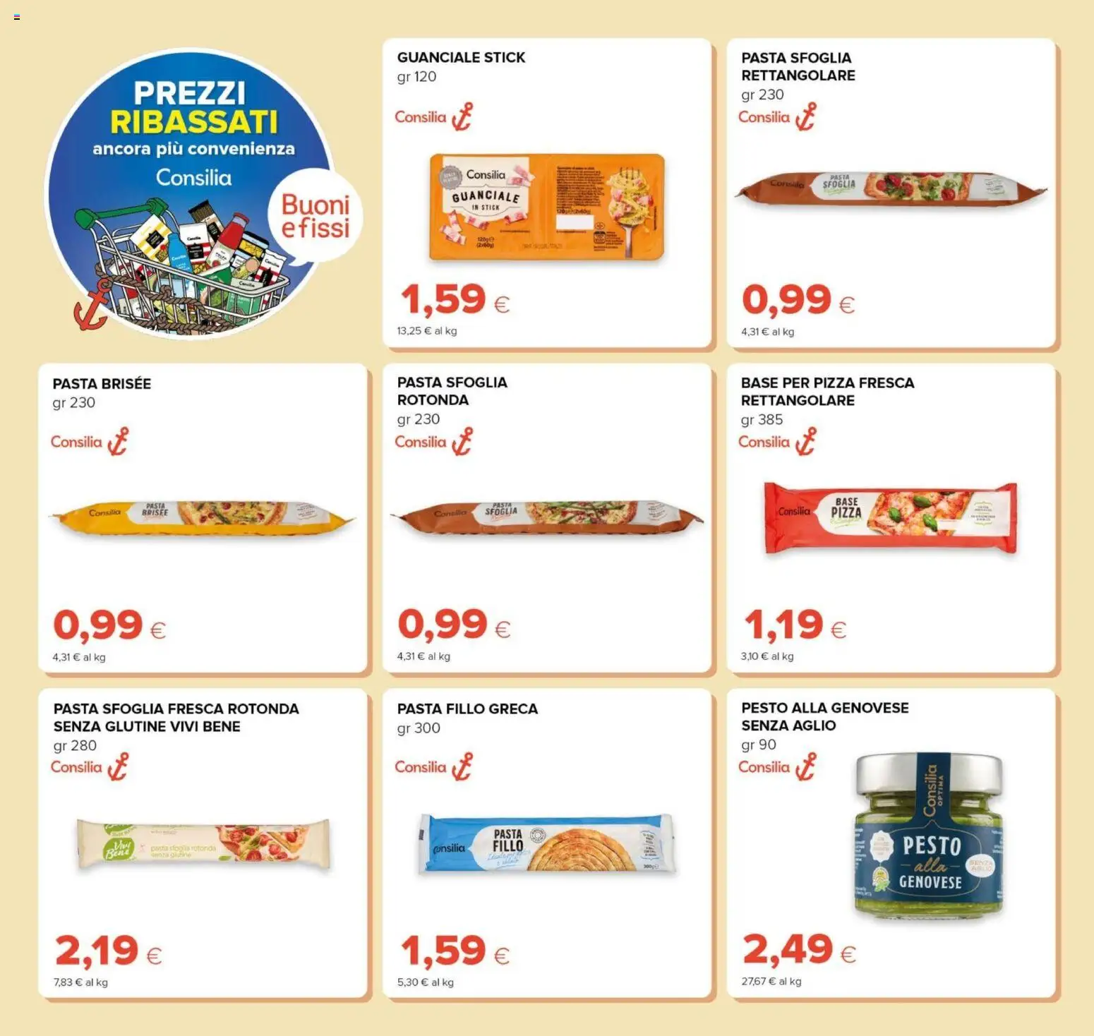 Volantino Oasi del 23.04.2026 | Pagina: 10 | Prodotti: Aglio, Pasta, Pesto, Pasta brisée