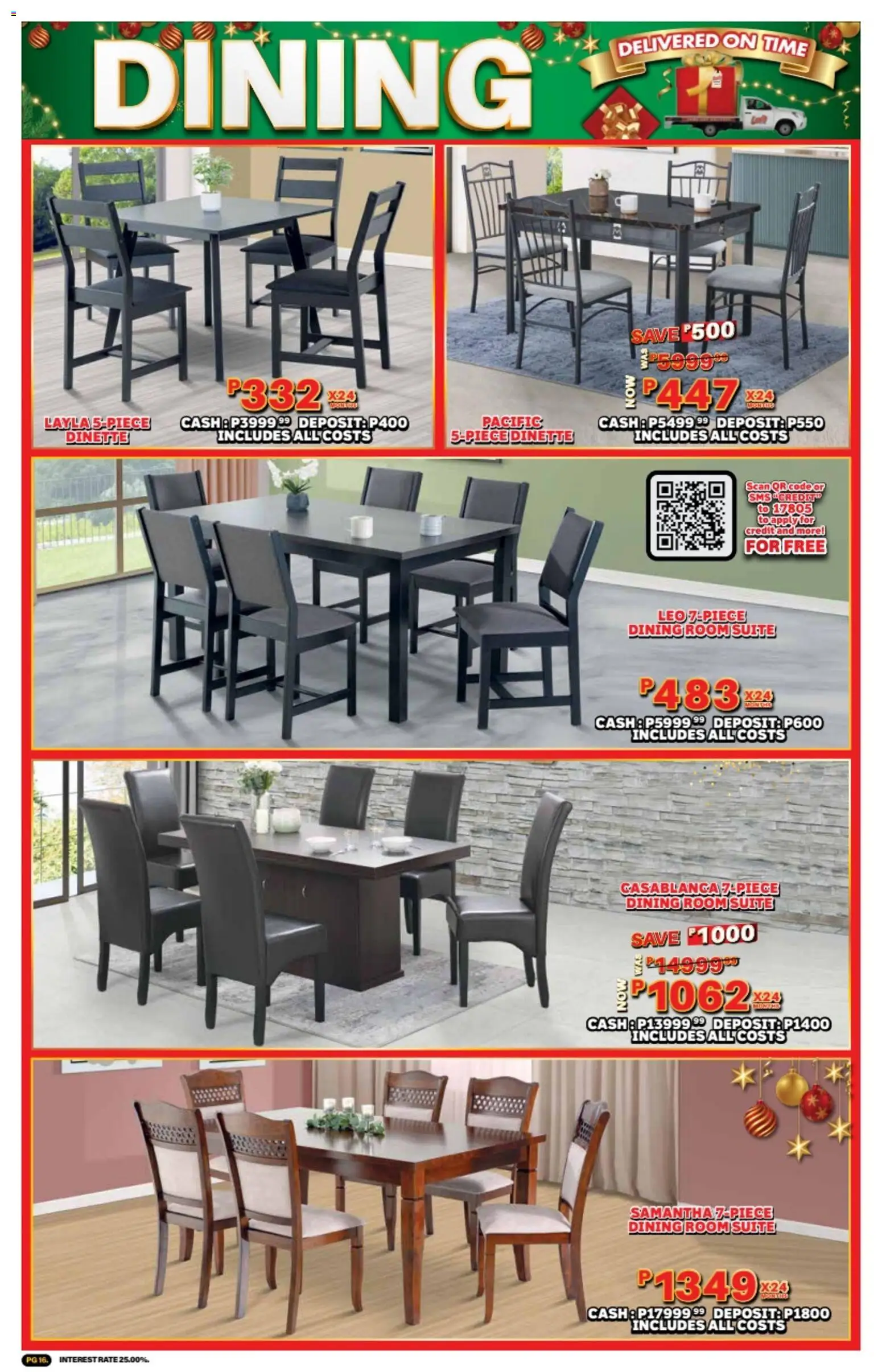 New Lewis Stores catalogue – valid from 10.11.2025 | Page: 16 | Products: Dining room suite