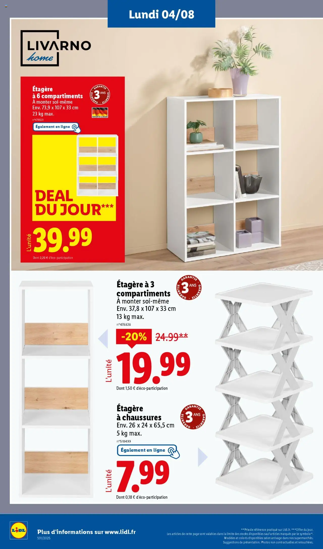  | Page: 8 | Produits: Étagère