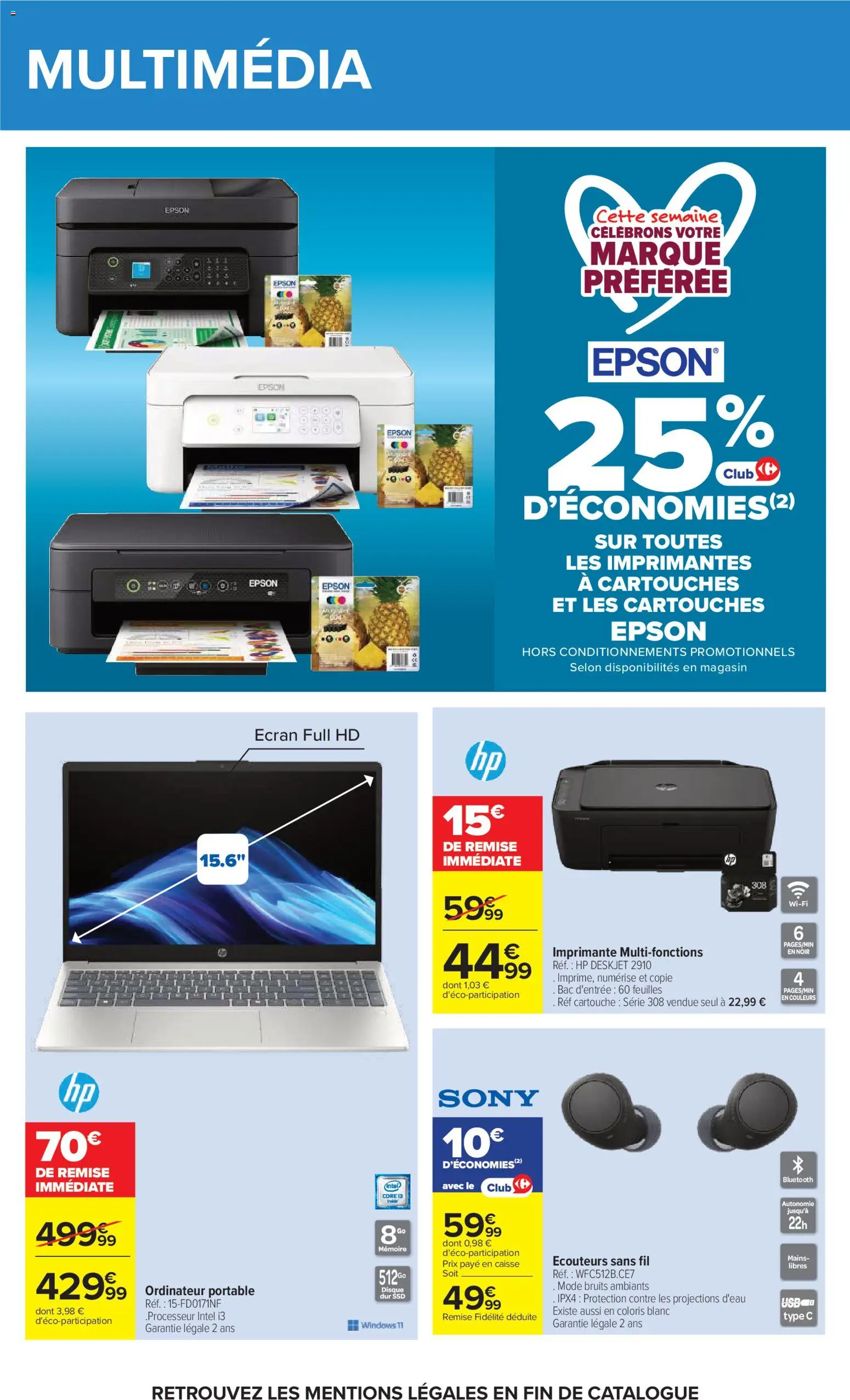 {H1} | Page: 73 | Produits: Ordinateur, Écouteurs, Ordinateur portable, Cartouche