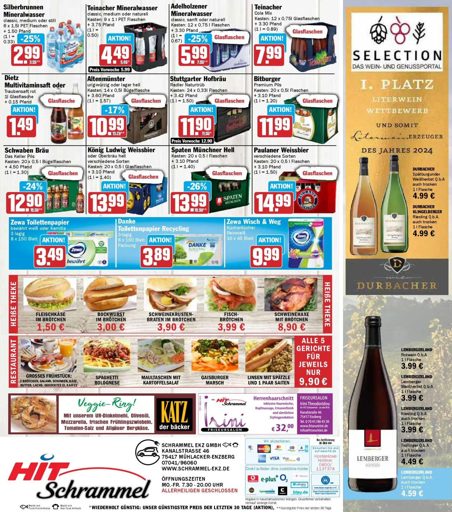 HIT - Baden-Württemberg – gültig ab 27.10.2025 | Seite: 19 | Produkte: Kaffee, Pils, Adelholzener, Paulaner