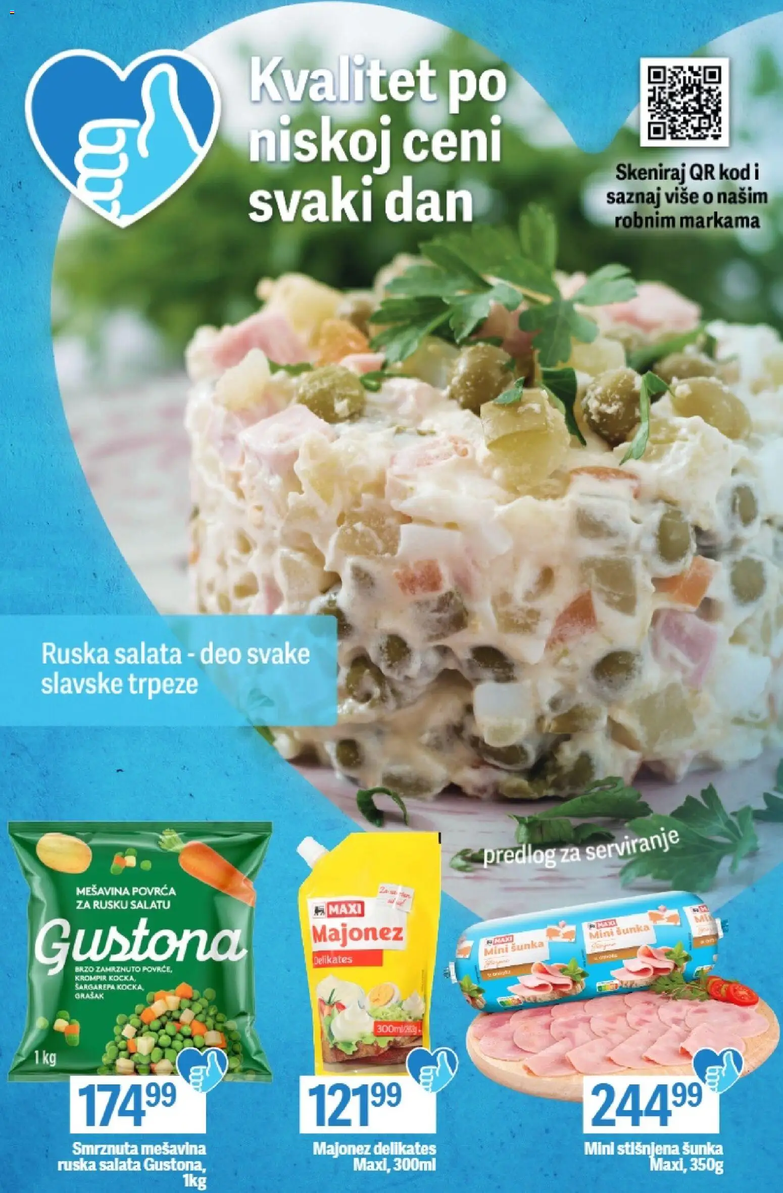 Maxi katalog - važi od 15.01.2026 | Strana: 14 | Proizvode: Ruska salata, Majonez, Šargarepa, Šunka