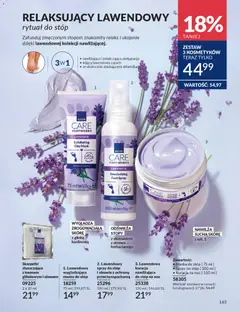 Pogląd oferty "Avon Katalog 2 2026" - ważna od 01.02.2026 | Strona: 165 | Produkty: Skarpetki, Zapach, Maska, Spray do stóp
