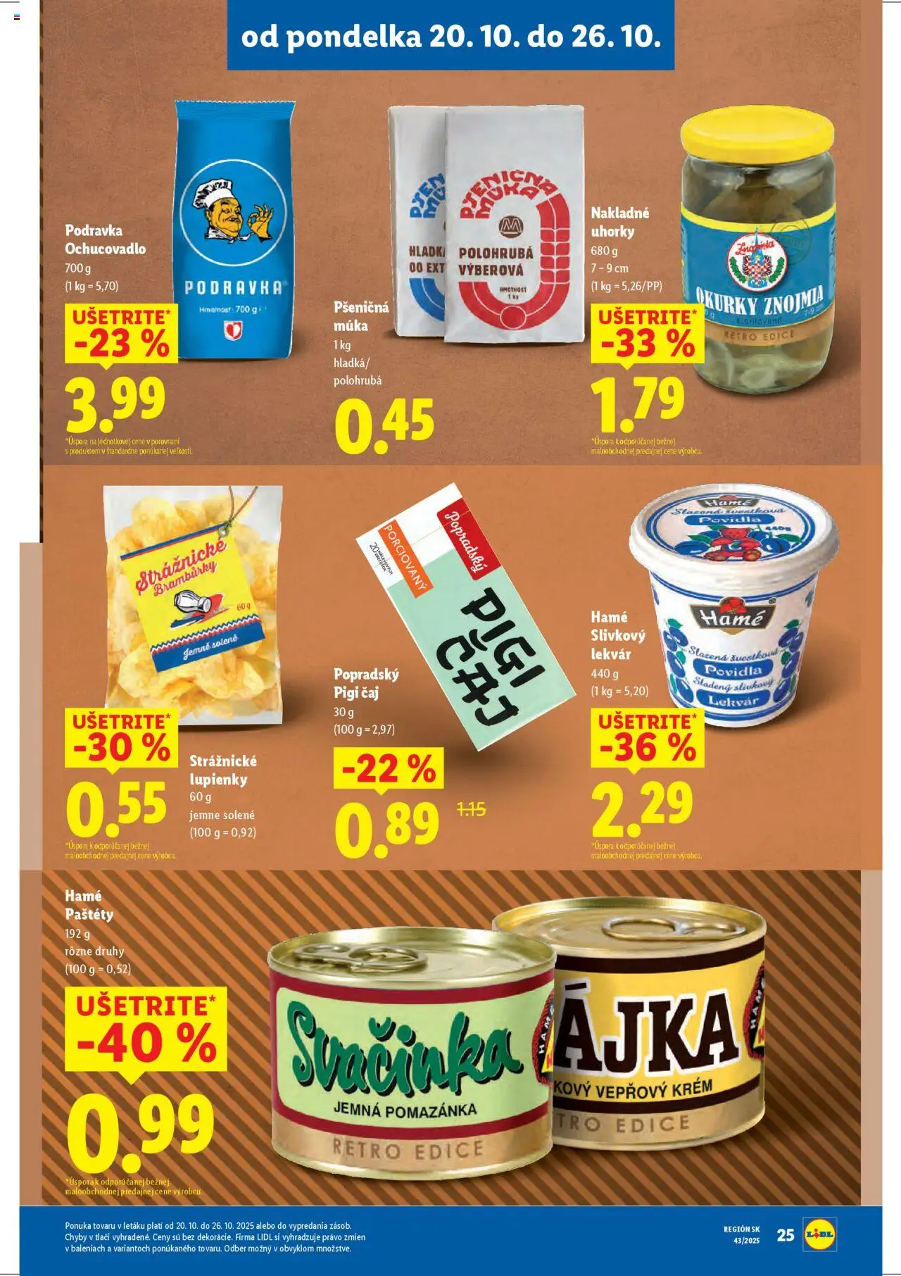 Nové Lidl akcie – leták je platný od 20.10.2025 | Strana: 37 | Produkty: Pšeničná múka, Krém, Múka, Uhorky
