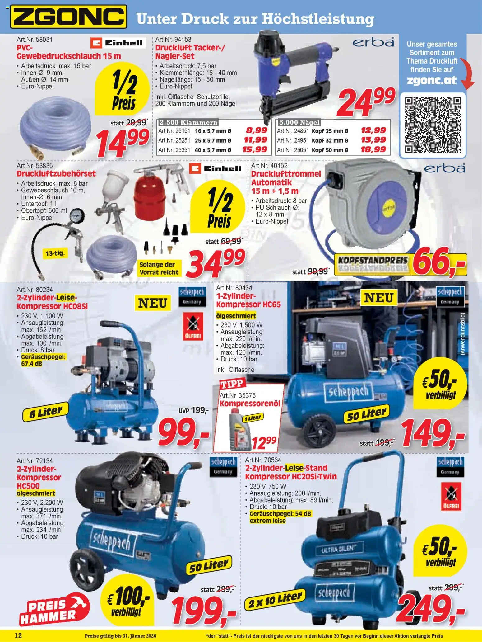 Zgonc Flugblatt Jänner II 2026 gültig ab 15.01.2026 | Seite: 12
