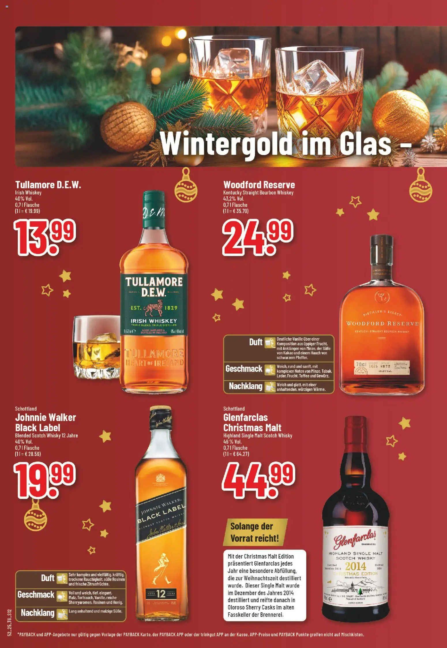 Trinkgut Prospekt – gültig ab 22.12.2025 | Seite: 14 | Produkte: Whisky, Duft, Rosinen, Bourbon