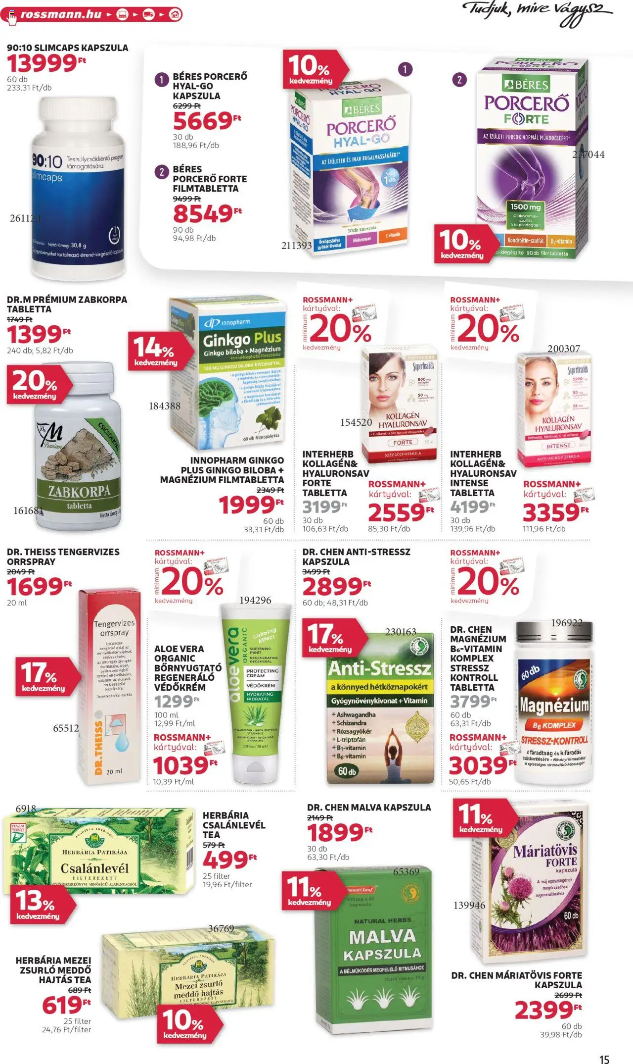 Rossmann akciós ujság - amely érvényes a következő dátumtól: 02.06.2025 | Oldal: 17 | Termékek: Ginkgo biloba, Zabkorpa, Aloe vera, Tea