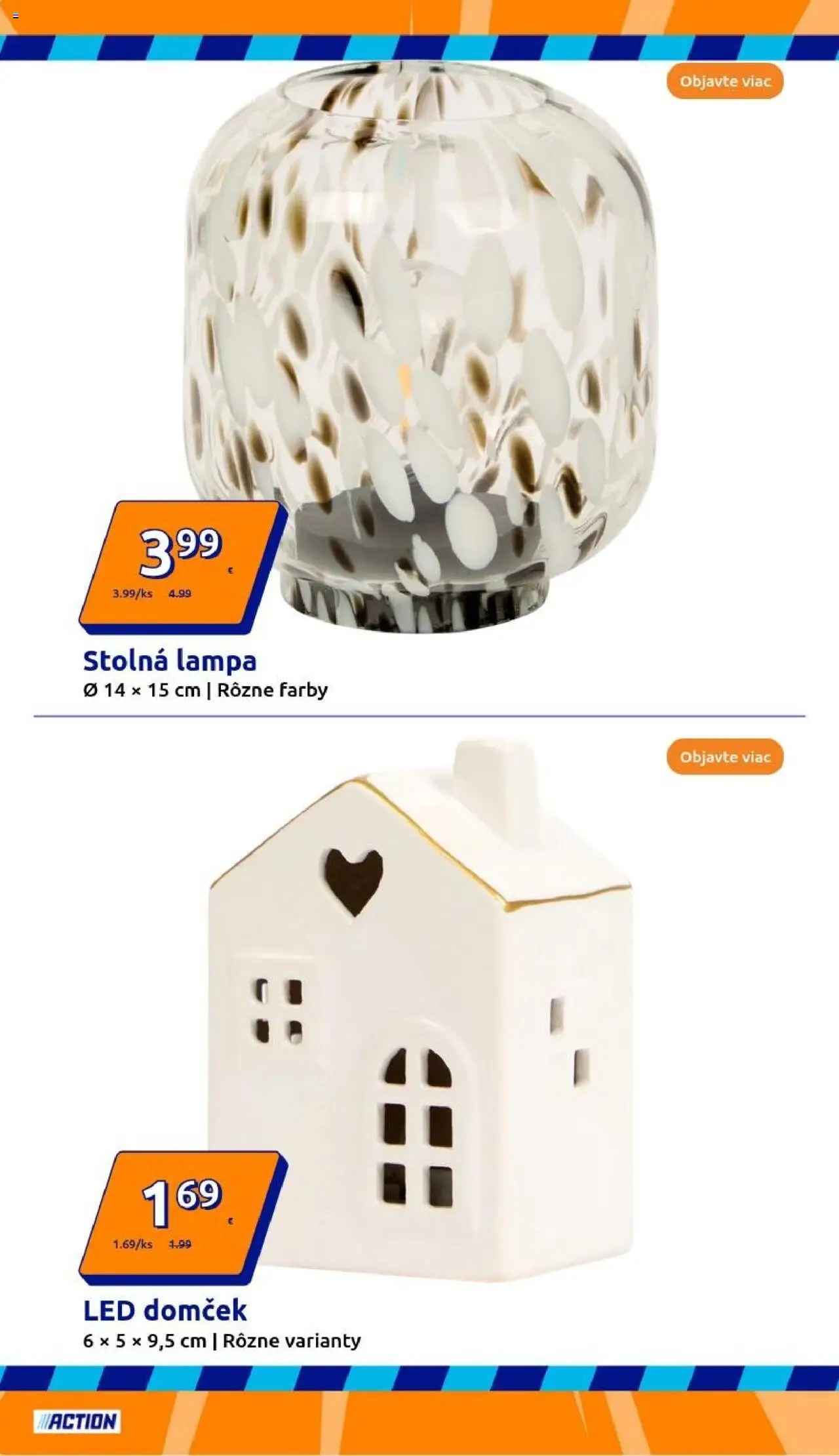 Nové Action akcie – leták je platný od 10.09.2025 | Strana: 16 | Produkty: Lampa, Stolná lampa