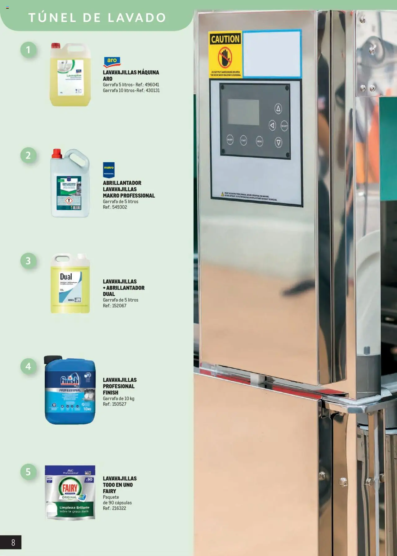 Makro - Catálogo Limpieza │ válido desde el 13.03.2025 | Página: 8 | Productos: Lavavajillas