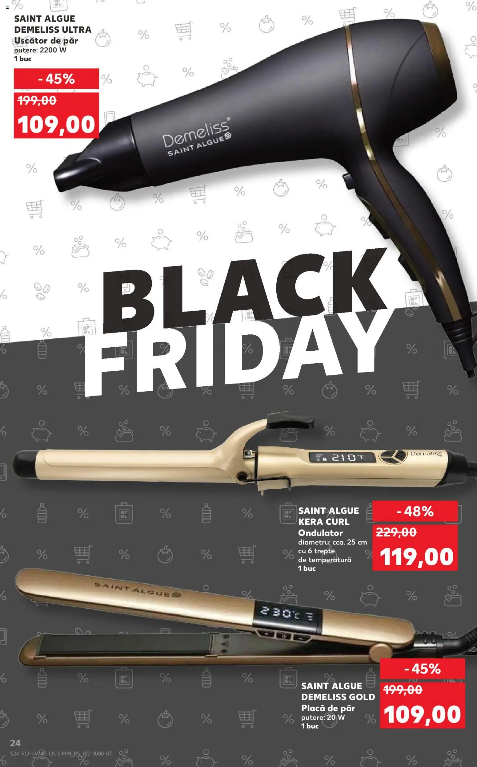 Noul catalog Kaufland – valabil de la 05.11.2025 | Pagină: 24 | Produse: Uscător, Ondulator, Uscător De Păr