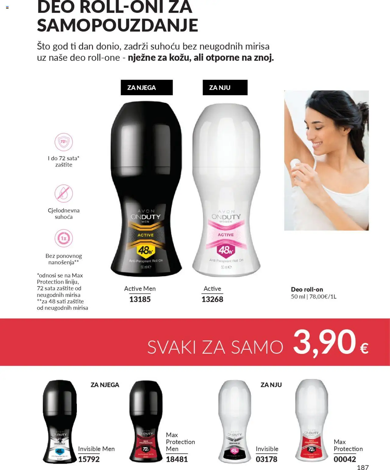 Avon katalog | vrijedi od 30.09.2025 | Stranica: 187 | Proizvodi: Roll on, Antiperspirant
