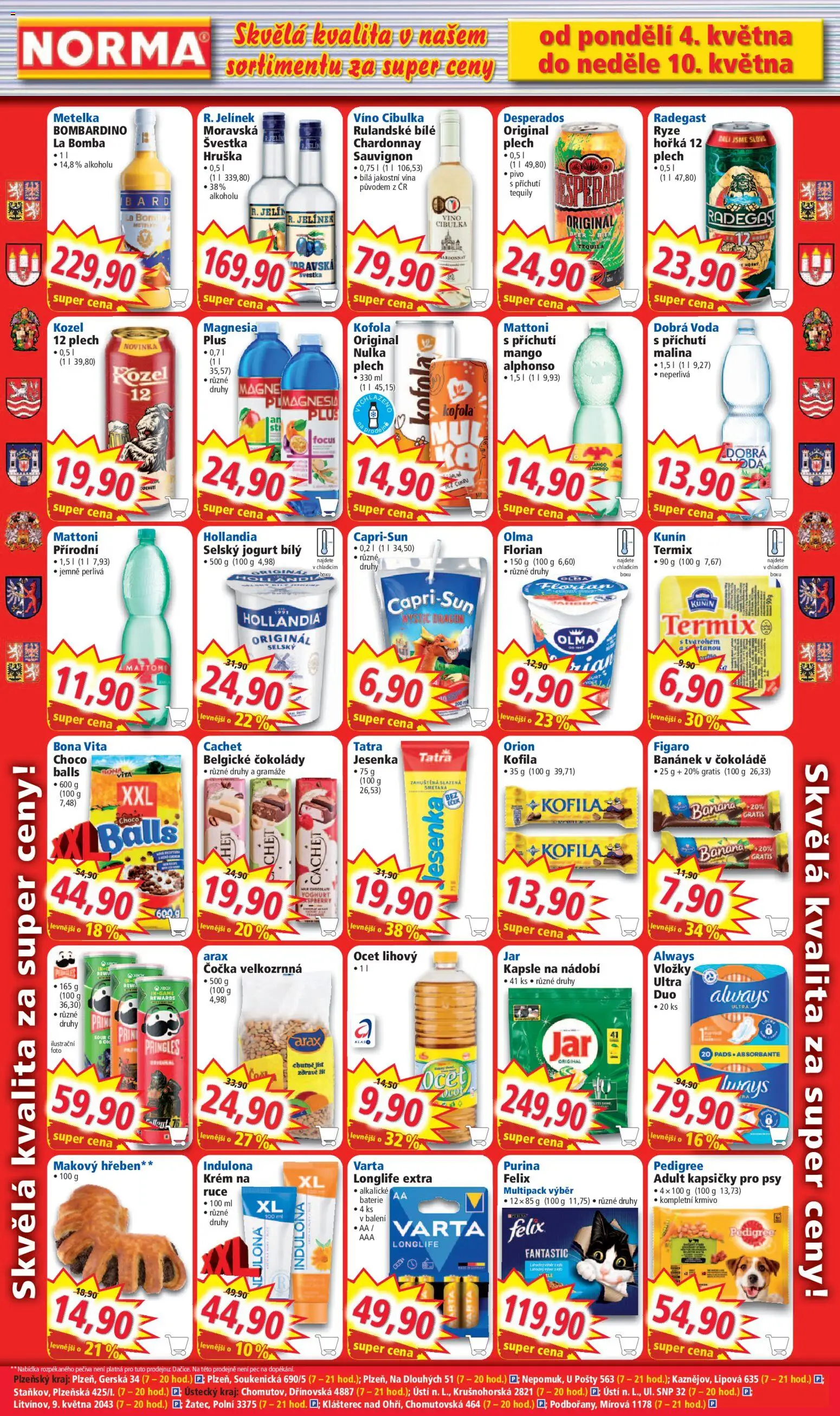 Norma leták od 04.05.2026 | Strana: 6 | Produkty: Ocet, Vložky, Pec, Kofila