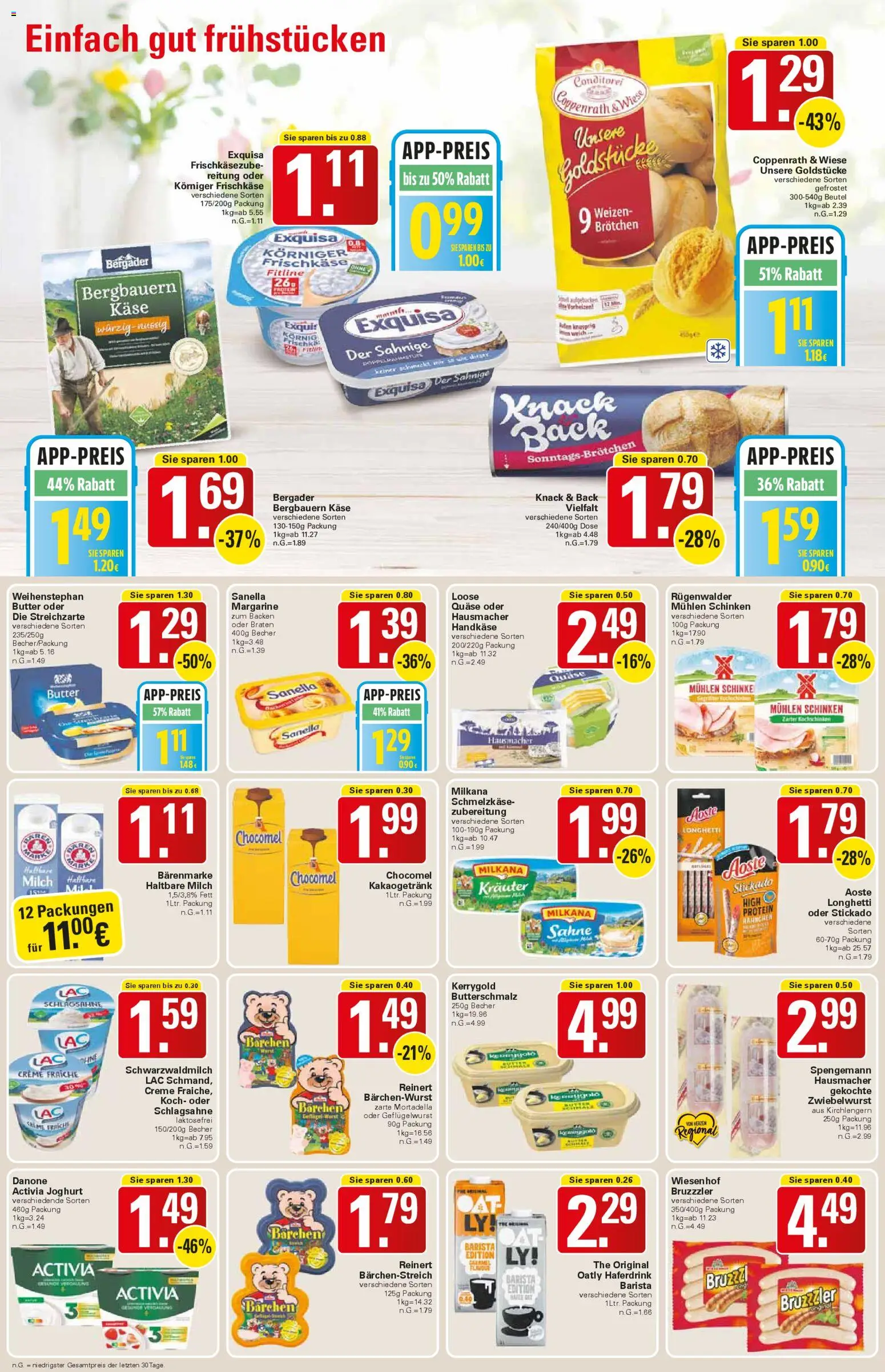 WEZ Prospekt 	 – gültig ab 16.03.2026 | Seite: 8 | Produkte: Schlagsahne, Käse, Wurst, Chocomel