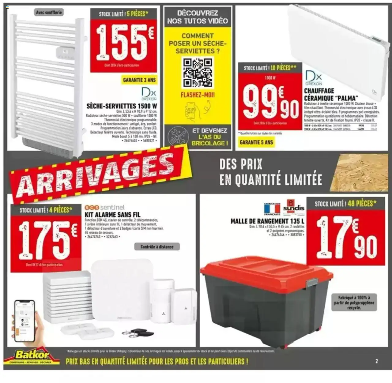  | Page: 2 | Produits: Clavier, Vidéo, Seche serviettes, Radiateur