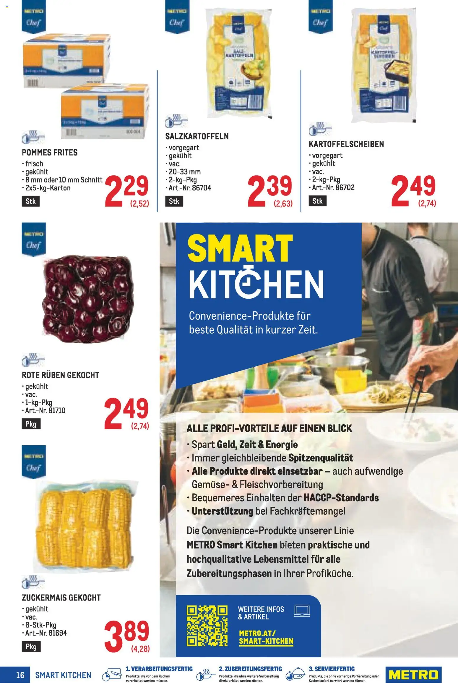 Metro angebote Profi gültig ab 19.02.2026 | Seite: 16 | Produkte: Gemüse, Libacomb