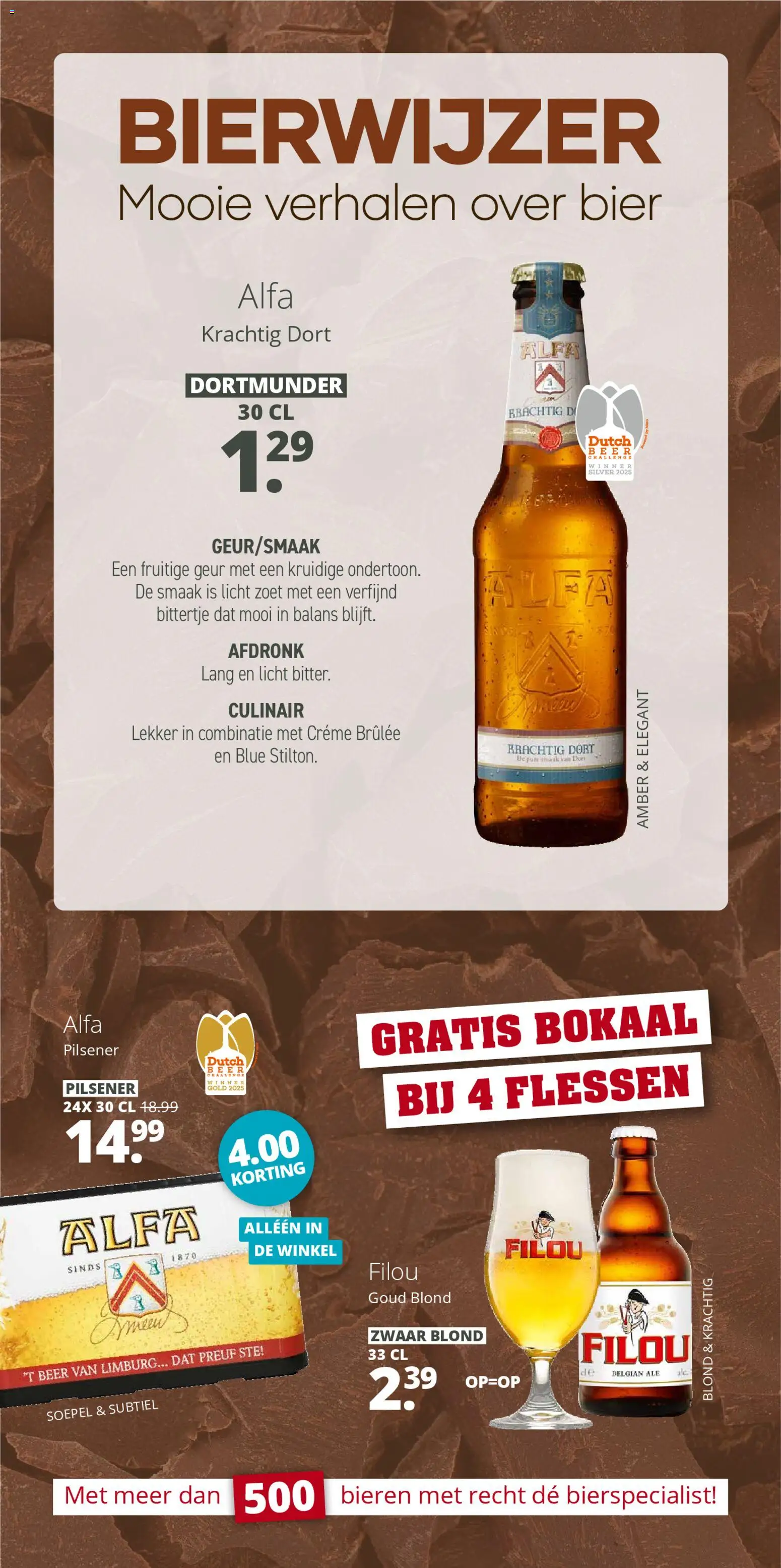 {H1} | Pagina: 12 | Producten: Bier, Geur, Crème