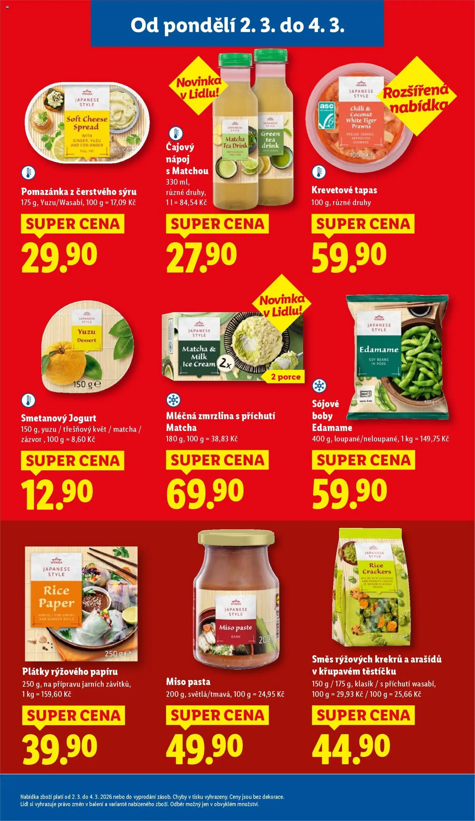 Lidl leták od 02.03.2026 | Strana: 23 | Produkty: Matcha, Edamame, Pomazánka, Zázvor