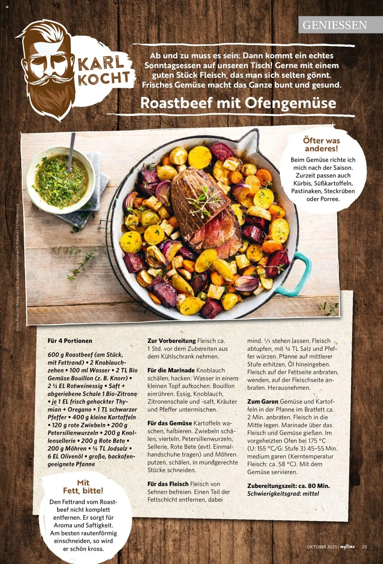 Combi myTime Oktober 2025 – gültig ab 01.10.2025 | Seite: 25 | Produkte: Ofen, Olivenol, Gemüse, Handschuhe