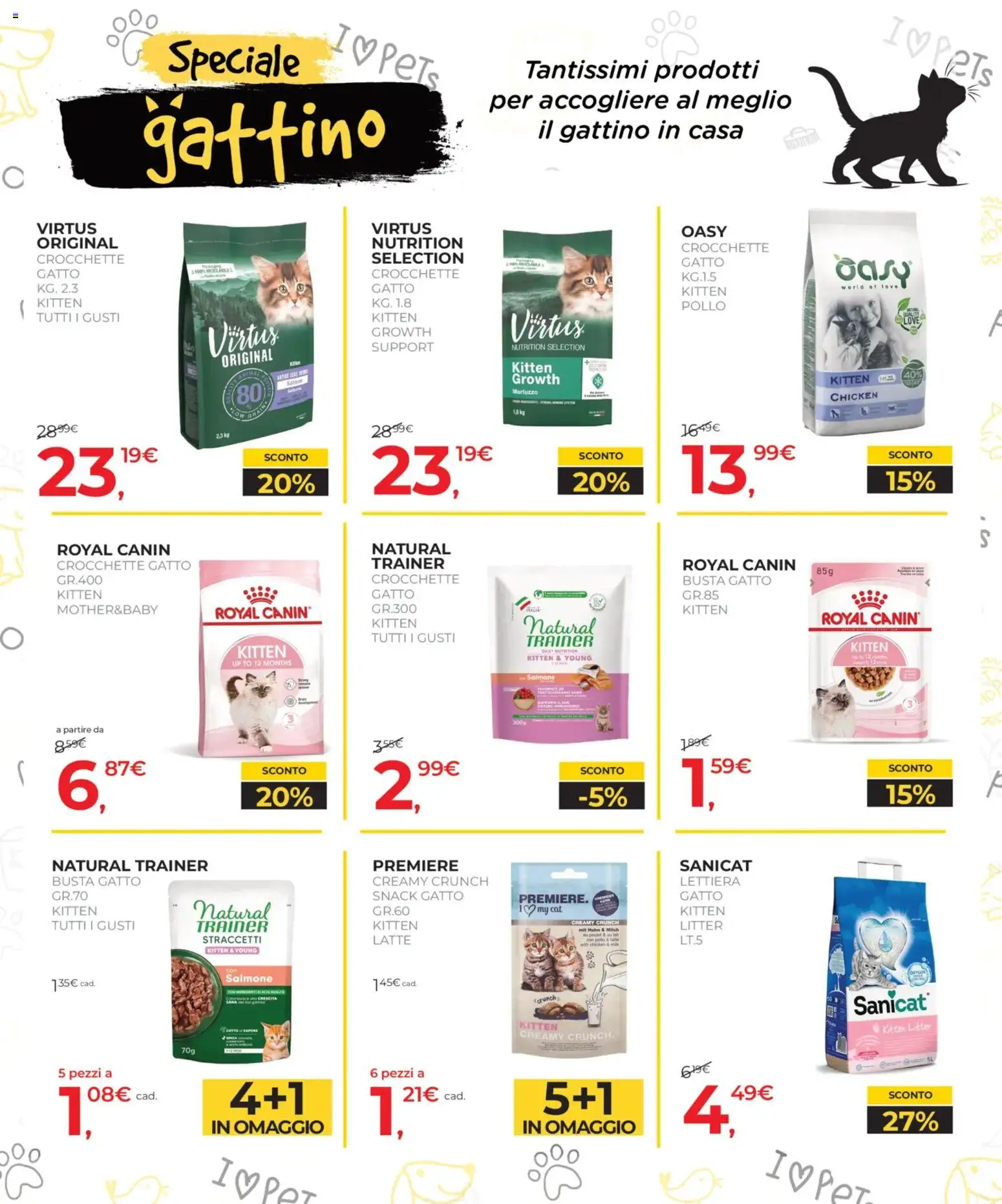 Volantino Arcaplanet del 08.01.2026 | Pagina: 16 | Prodotti: Salmone, Merluzzo, Latte, Crocchette