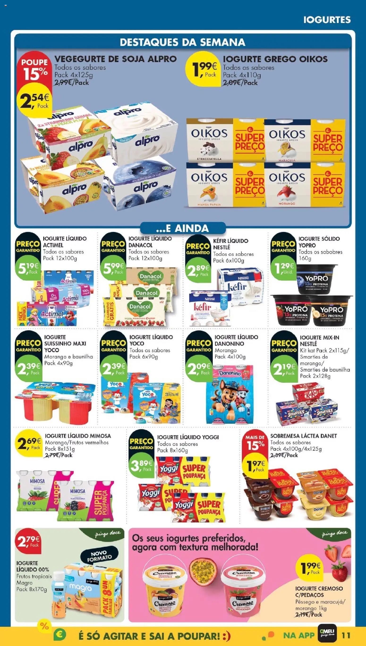 Pingo Doce Poupe Esta Semana Madeira │ válido de 13.01.2026 | Página: 11 | Produtos: Soja, Iogurtes, Iogurte, Proteina