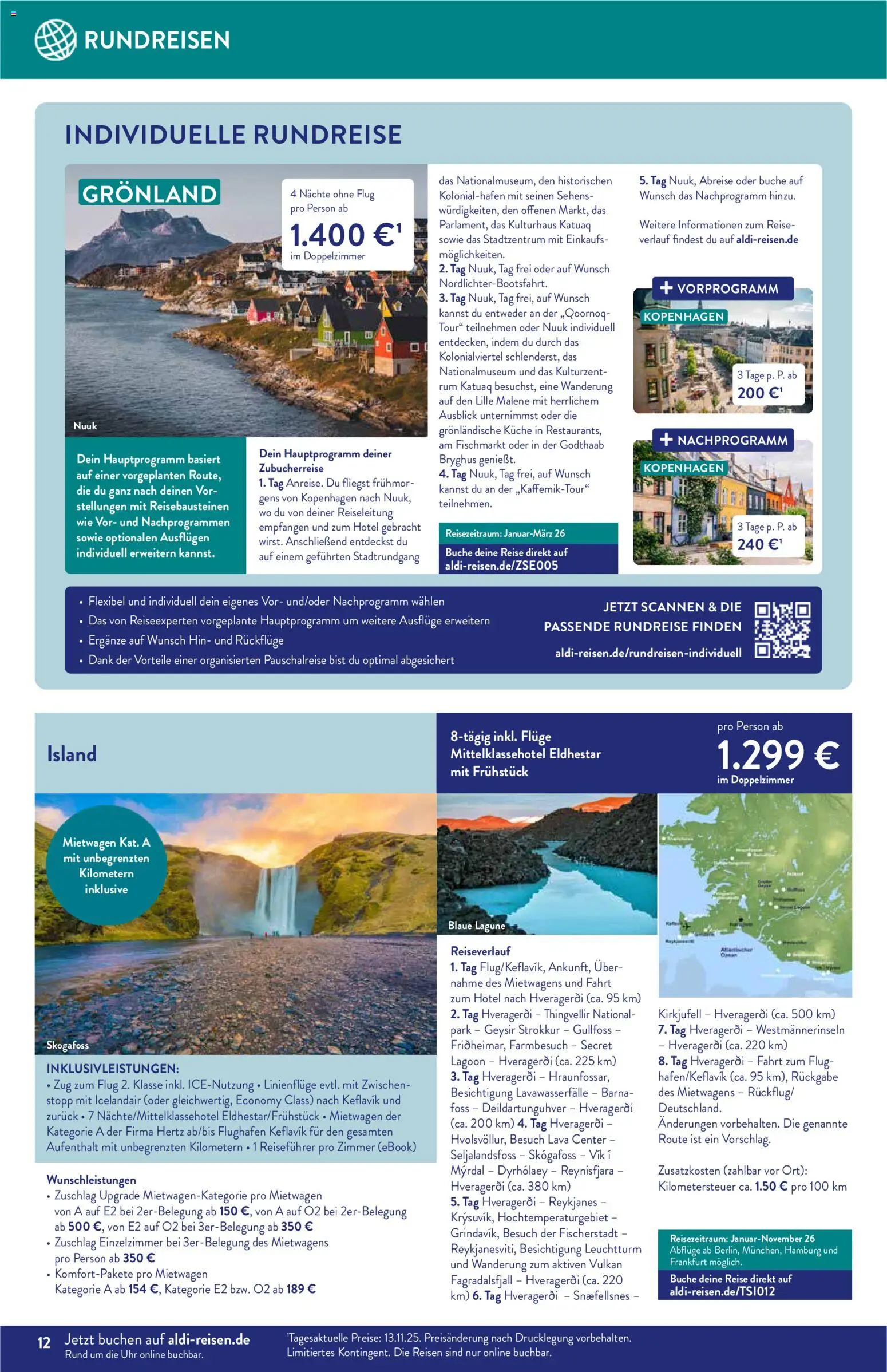 Aldi Reisen  Reisemagazin – gültig ab 01.12.2025 | Seite: 12