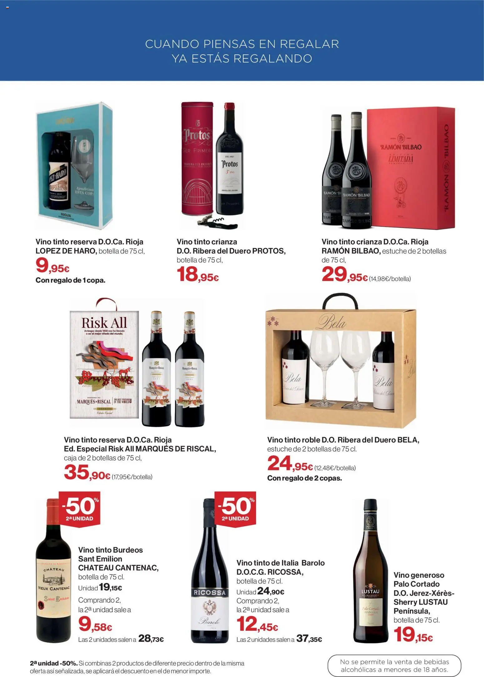 El Corte Inglés ofertas │ válido desde el 05.03.2026 | Página: 3 | Productos: Vino, Caja