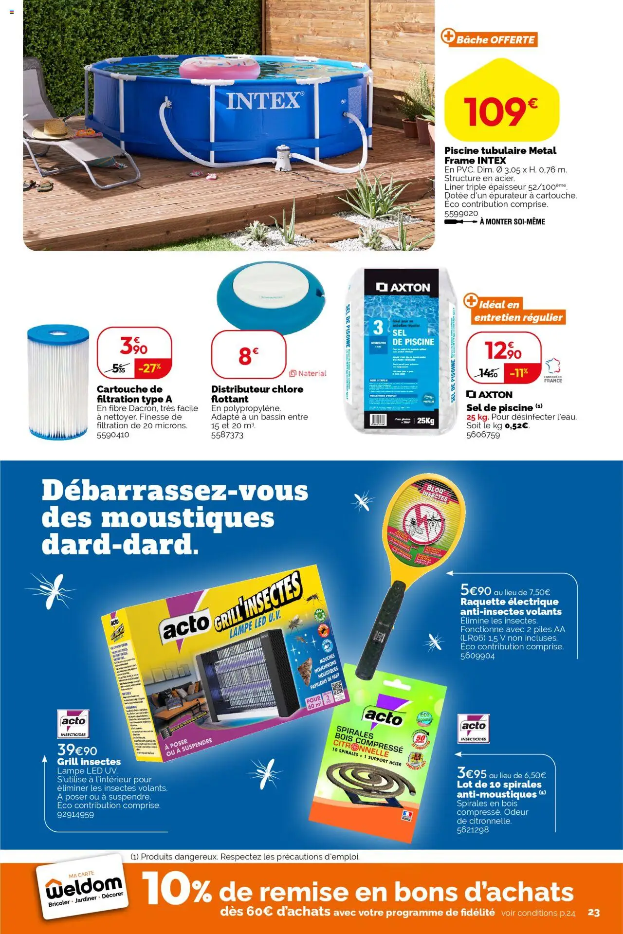  | Page: 23 | Produits: Sel, Citronnelle, Cartouche, Piles