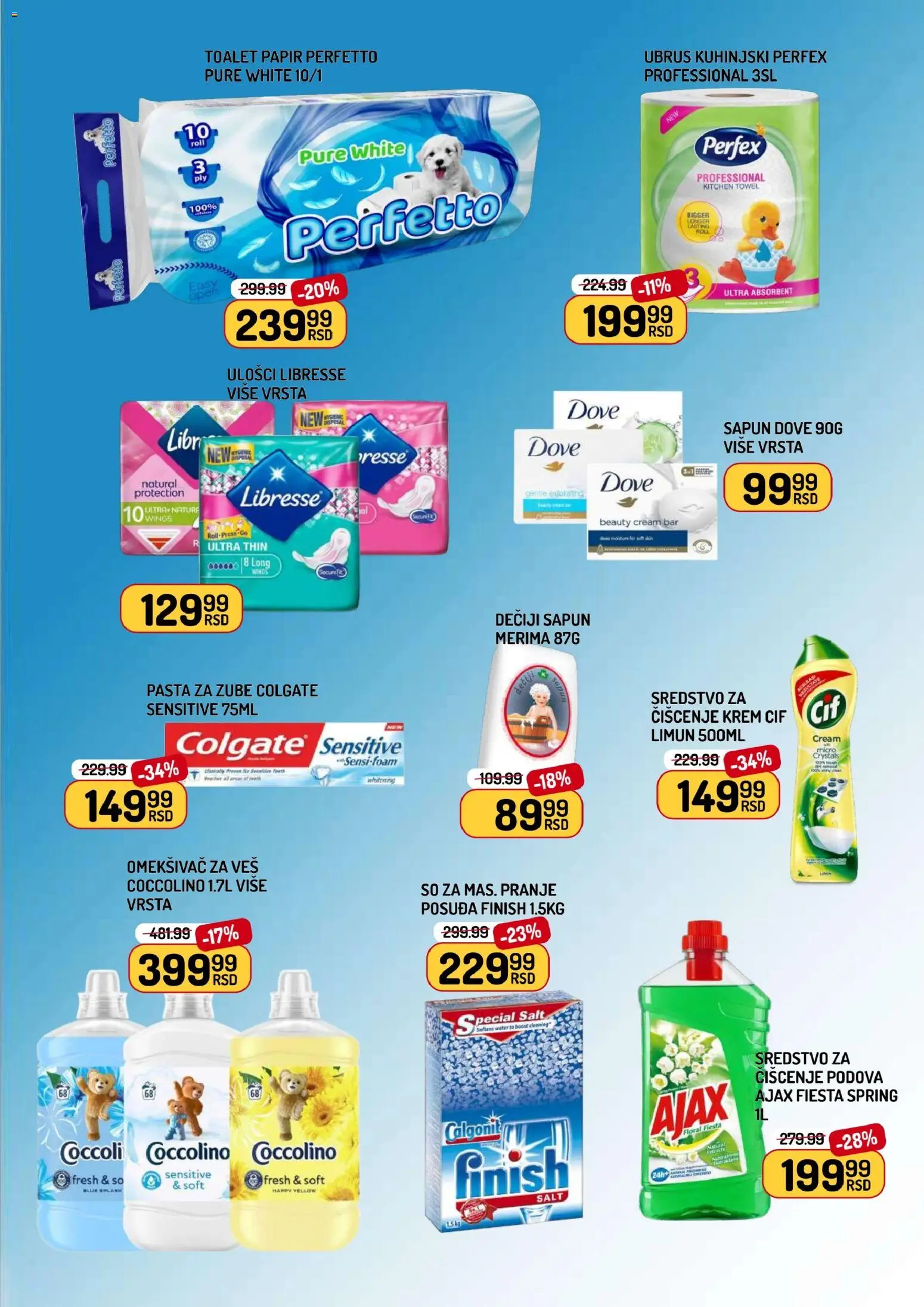 Aman katalog - važi od 12.12.2025 | Strana: 13 | Proizvode: Toalet papir, Sapun, Dove, Pasta za zube